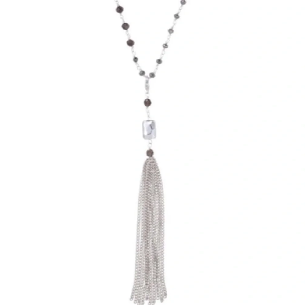 :: S&D SILVER [Retired] Gitane Tassel Necklace - Picture 7 of 7